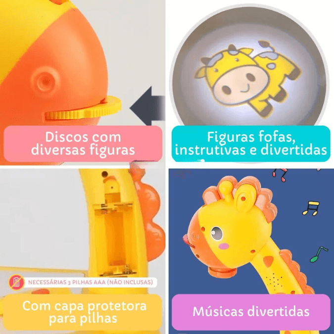 ProjeKids Ridere® - Mesa Projetora de Desenhos Interativos Infantil