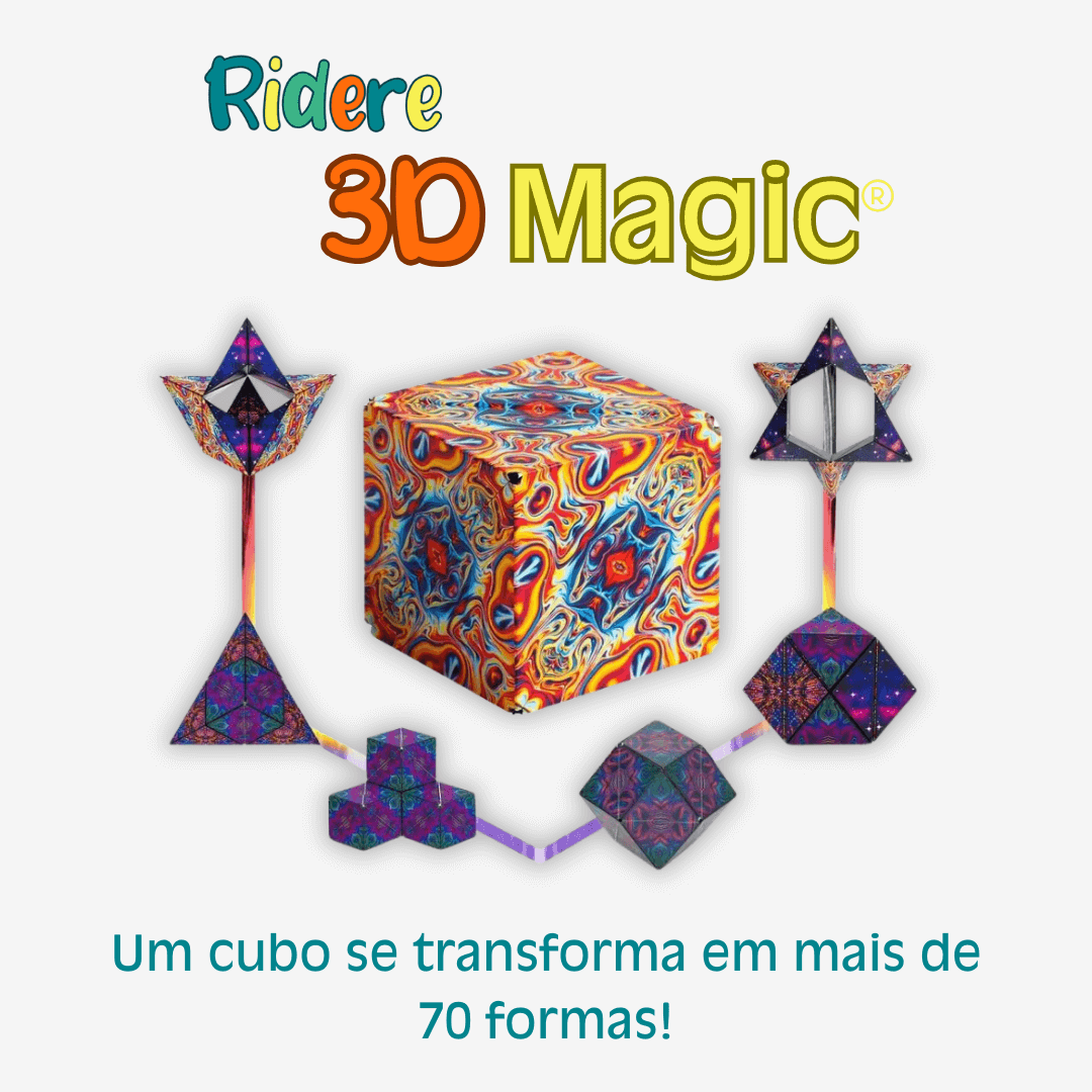 Ridere 3D Magic® - Cubo Mágico Magnético - Ridere Toys