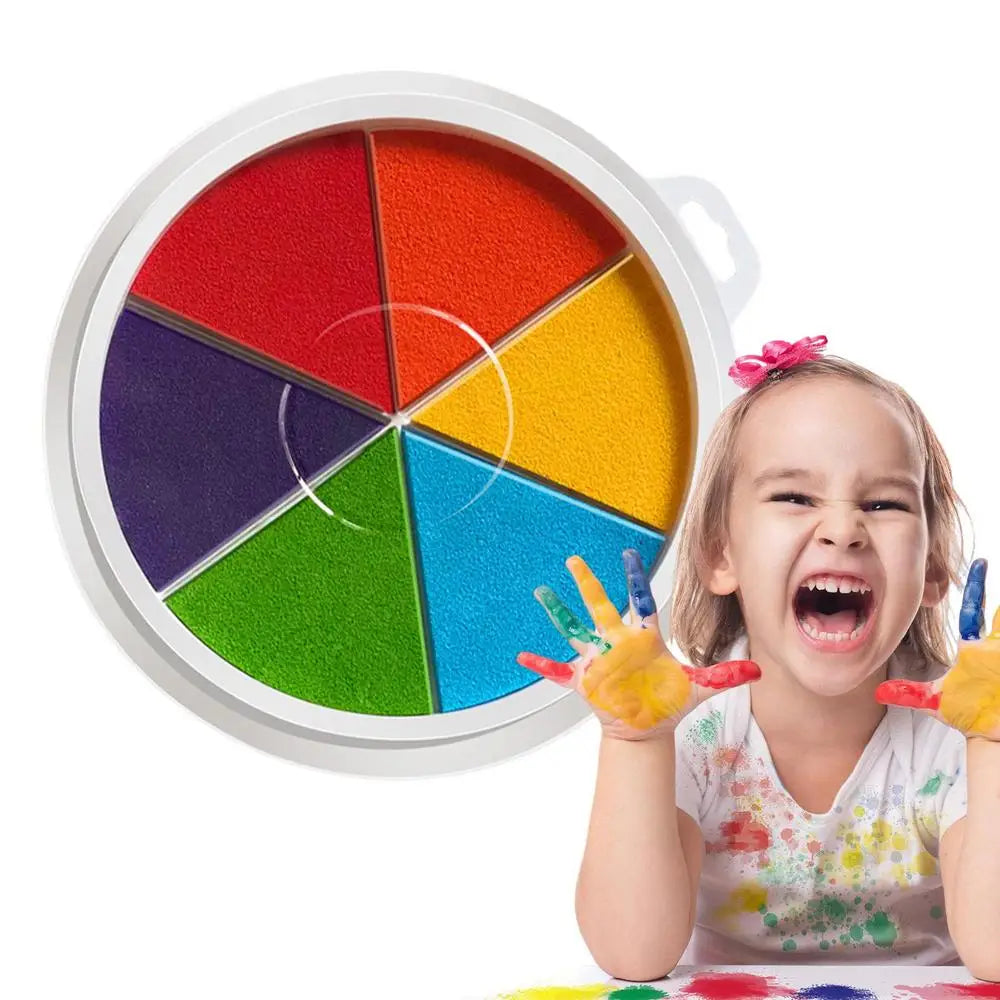 Kit de Pintura Dedinhos Criativos Ridere® - Pintura à Dedo Montessori + Álbum de Pintura (Brinde)